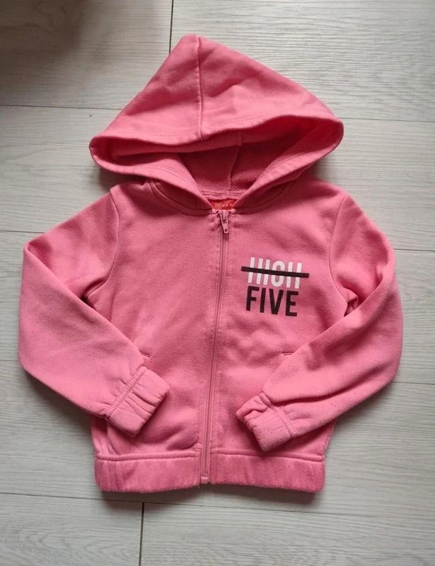 Pink zip-up jacket 🦄 Size 4 years 🦄 Tissaia – photo 2